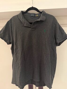 Polo Ralph Lauren Men's Dark Gray Short-Sleeve Polo Shirt